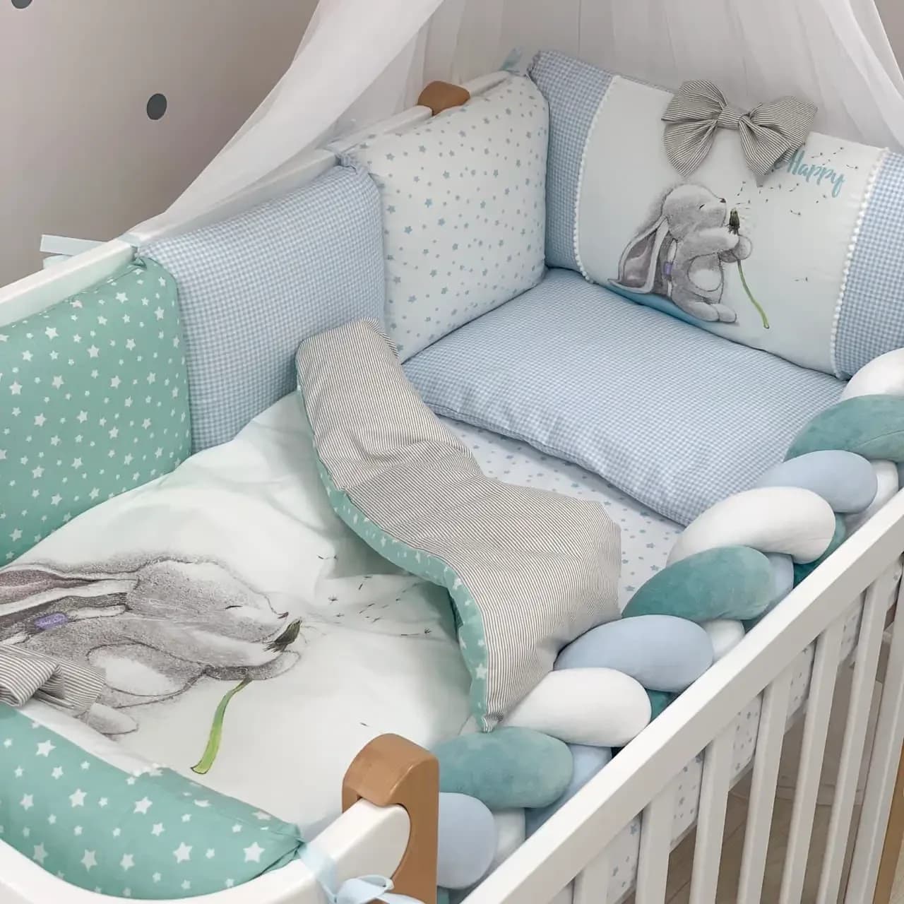 Постельный комплект Маленькая Соня Akvarel Одуванчик с косичкой 6ед 02125149 фото 2
