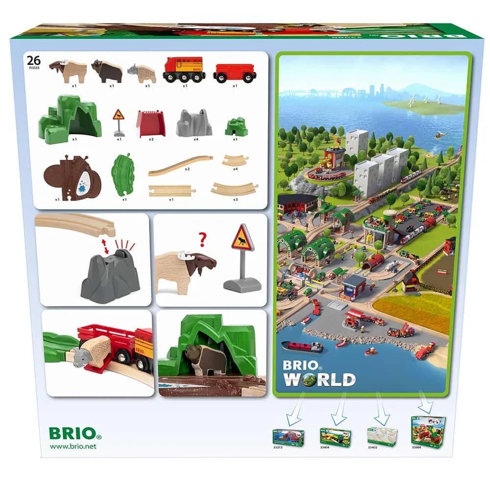 Детская железная дорога BRIO Лесные животные 33988 фото 10 Детская железная дорога BRIO Лесные животные 33988 фото 10