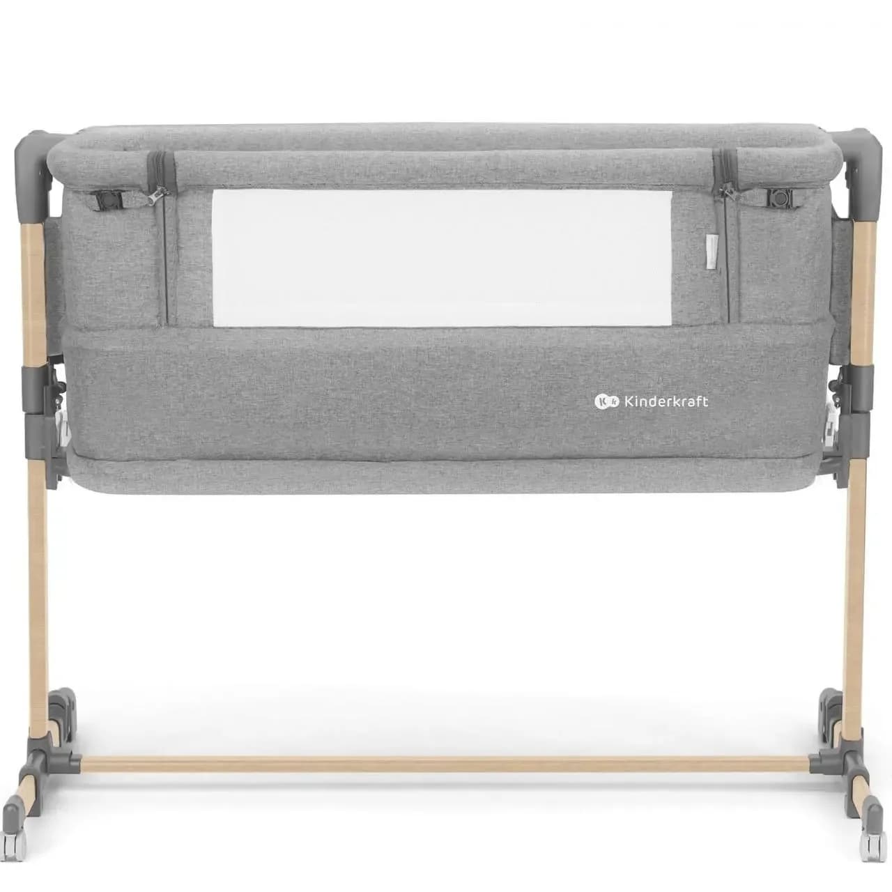 Кровать-люлька приставная Kinderkraft Neste Grow KCNEGR00LGR000W Light Grey Full Wood фото 2 Кровать-люлька приставная Kinderkraft Neste Grow KCNEGR00LGR000W Light Grey Full Wood фото 2