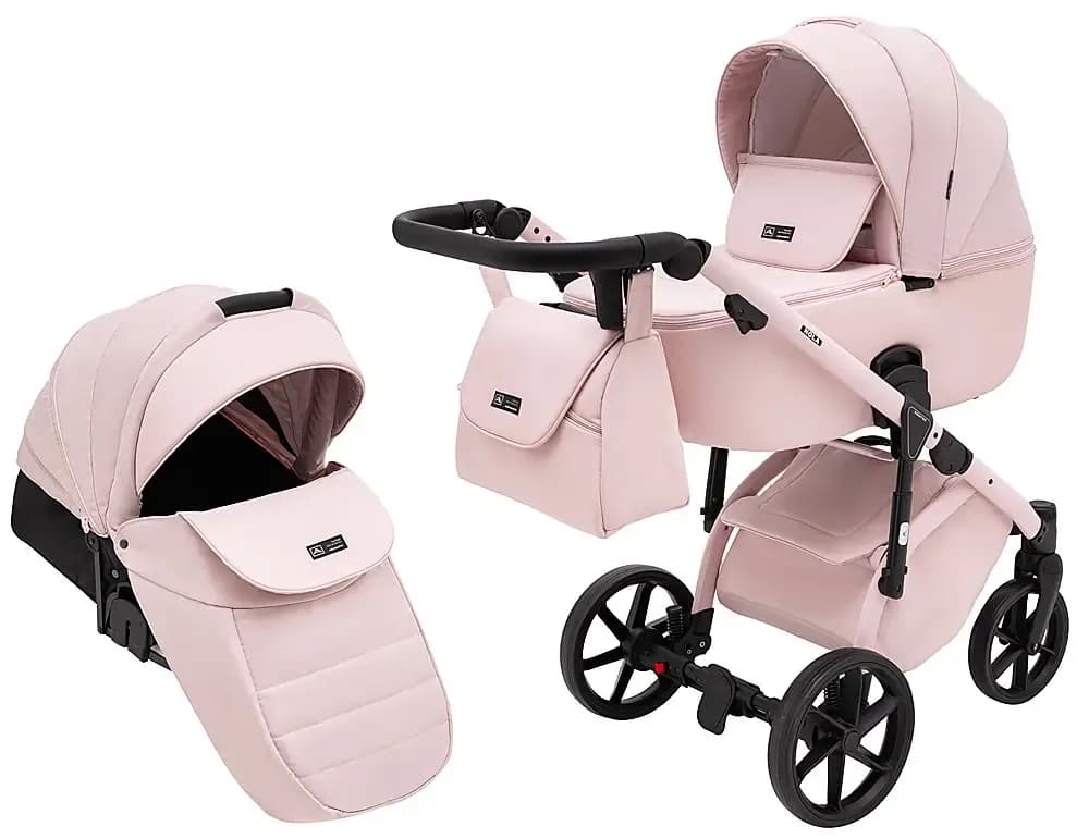 Коляска универсальная 2в1 Adamex Nola Natura Rose 681679 фото 5 Коляска универсальная 2в1 Adamex Nola Natura Rose 681679 фото 5