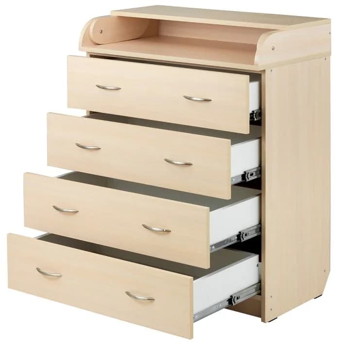 Комод-пеленатор Babyroom 4 тел. Big 102x80x50 623075 дуб молочный фото 3 Комод-пеленатор Babyroom 4 тел. Big 102x80x50 623075 дуб молочный фото 3