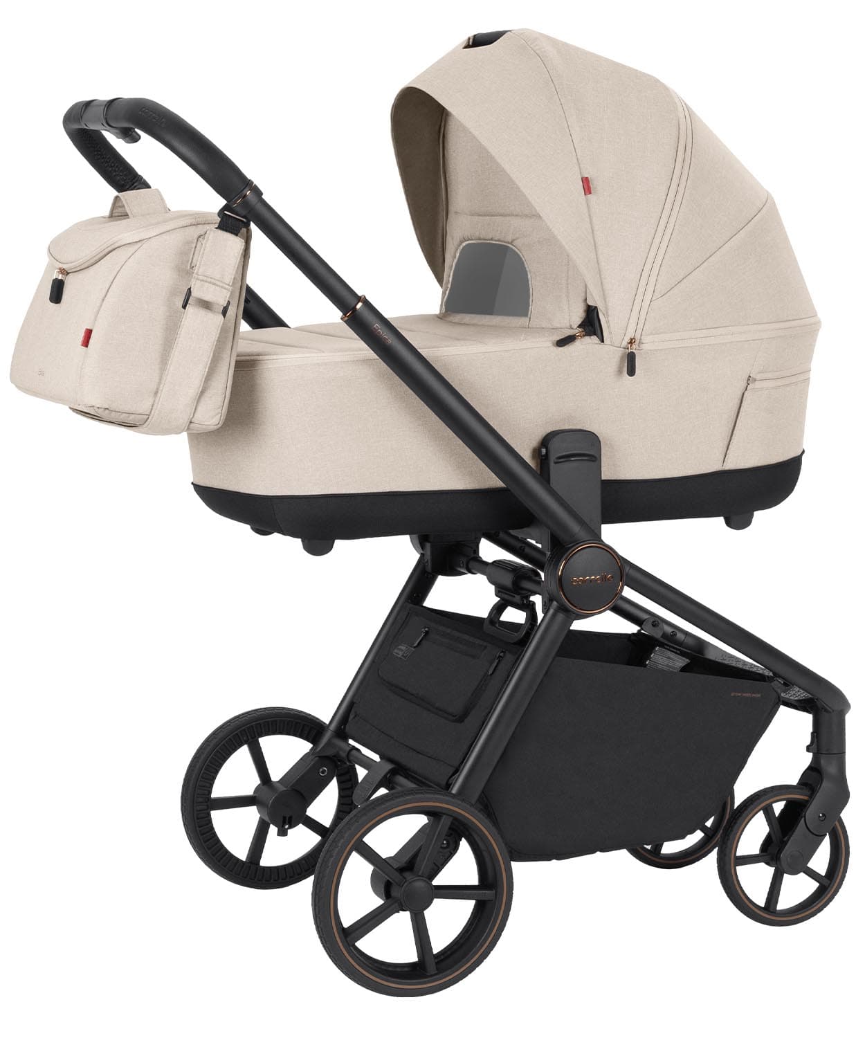 Коляска универсальная 3в1 CARRELLO Epica Almond Beige CRL-8511