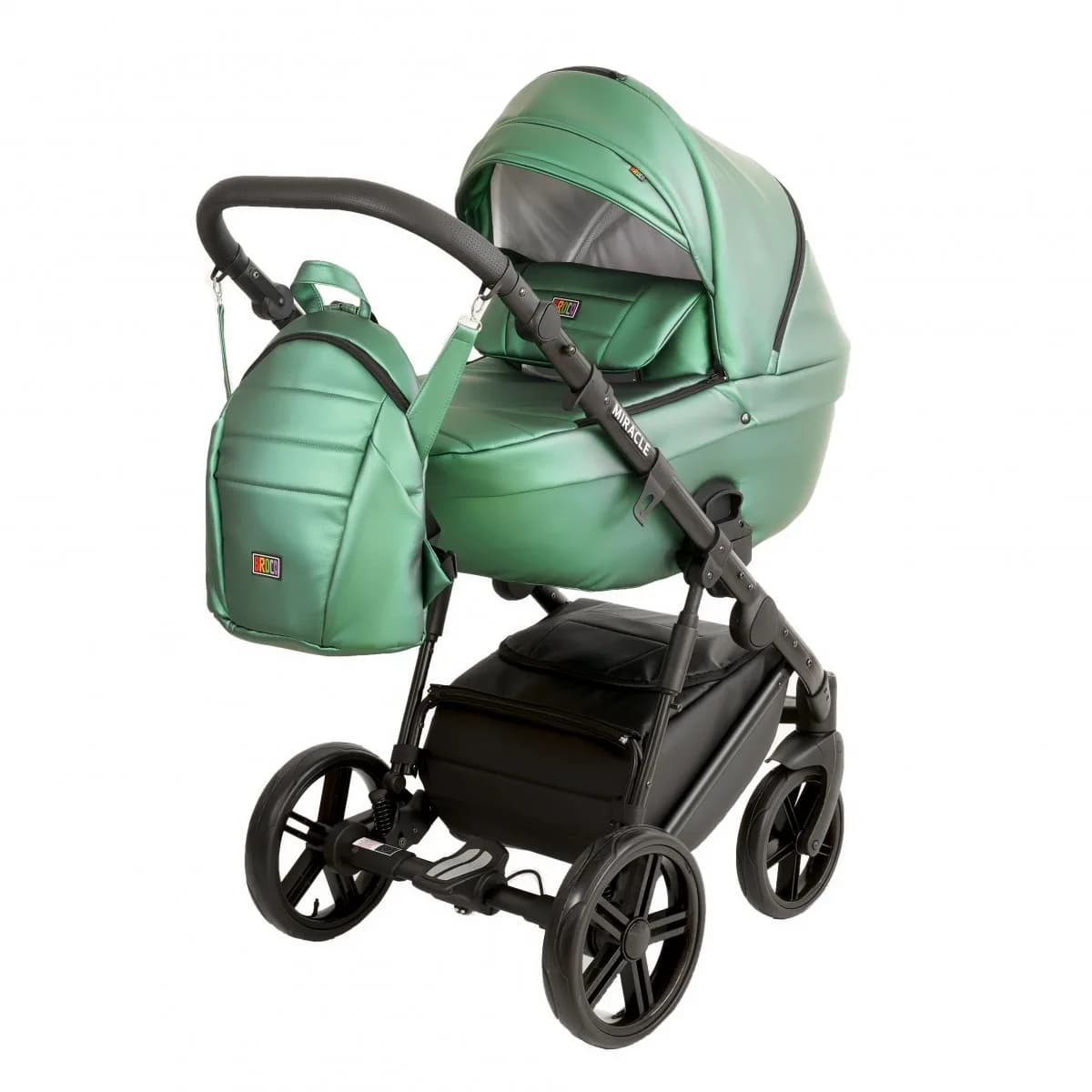 Коляска універсальна 2в1 Broco Miracle green 9023-BMB-03 фото 7