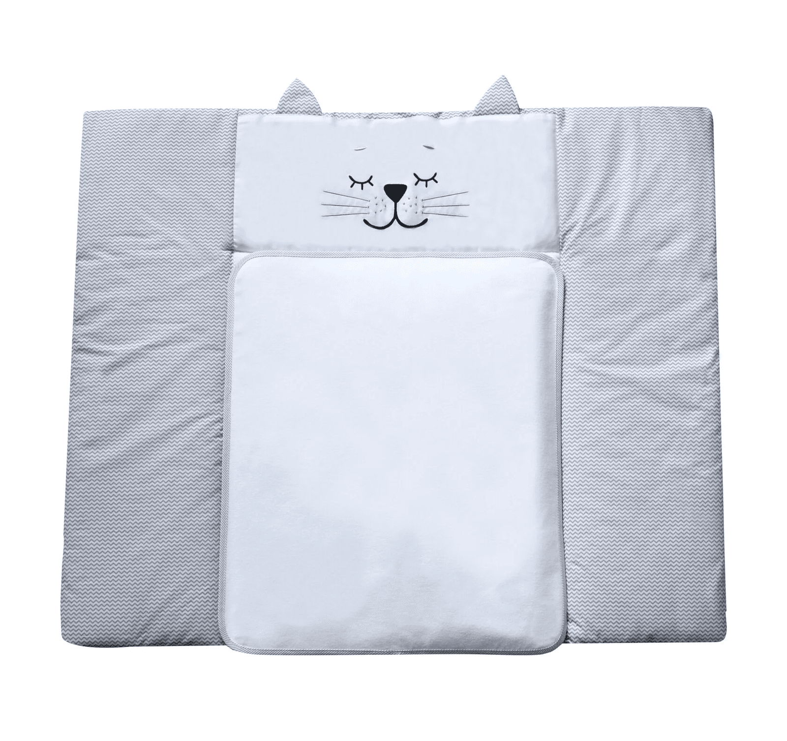 Матрас пеленальный Верес Smiling Animals white-grey 72х80см 424.03