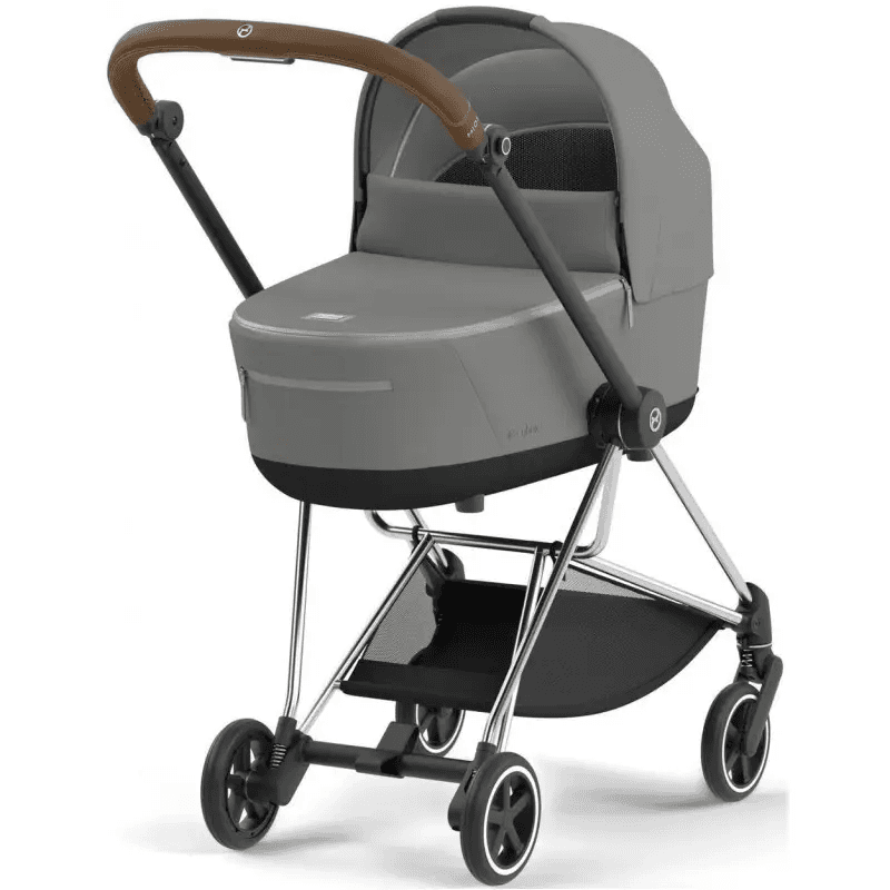 Коляска універсальна (колиска) Cybex Mios 4.0 Mirage Grey/Chrome Brown 523000929/3-1 Коляска універсальна (колиска) Cybex Mios 4.0 Mirage Grey/Chrome Brown 523000929/3-1