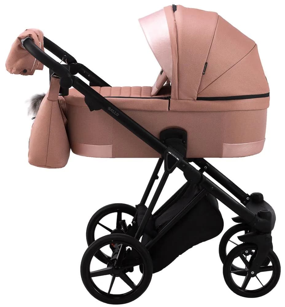 Коляска універсальна 2в1 Adamex Gallo Thermo GA-4 rose pink 625517 фото 4 Коляска універсальна 2в1 Adamex Gallo Thermo GA-4 rose pink 625517 фото 4