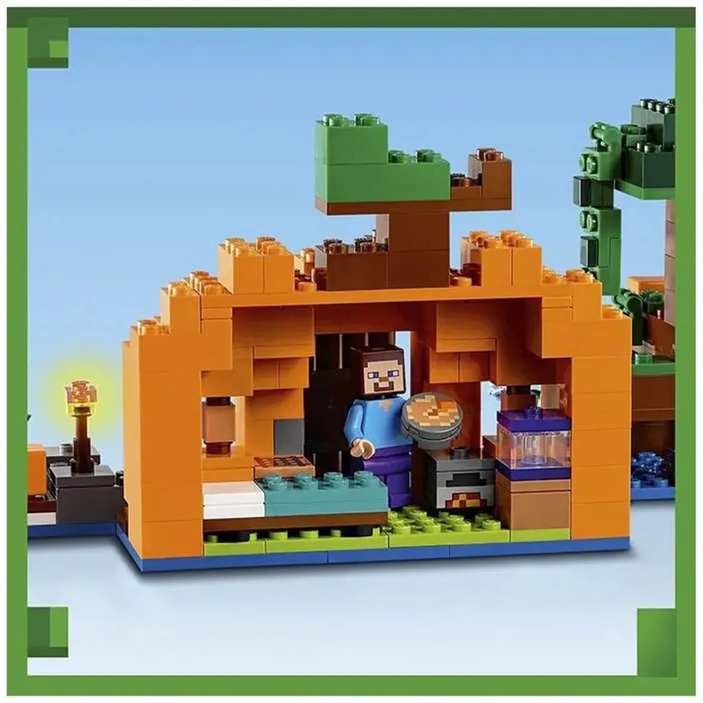 Конструктор Lego Minecraft Гарбузова ферма 257дет 21248 фото 4 Конструктор Lego Minecraft Гарбузова ферма 257дет 21248 фото 4
