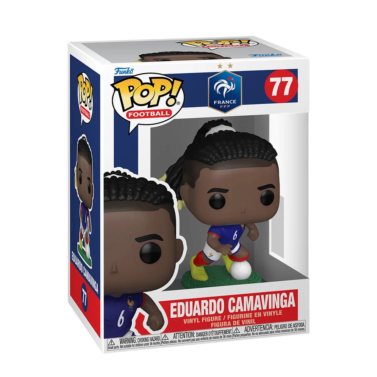 Игровая фигурка FUNKO POP! серии Футбол Франция - Эдуарду Камавинга 92729 фото 2 Игровая фигурка FUNKO POP! серии Футбол Франция - Эдуарду Камавинга 92729 фото 2
