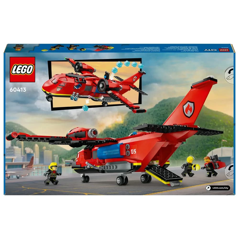 Конструктор Lego City Пожарный спасательный самолет 478дет 60413 фото 9 Конструктор Lego City Пожарный спасательный самолет 478дет 60413 фото 9