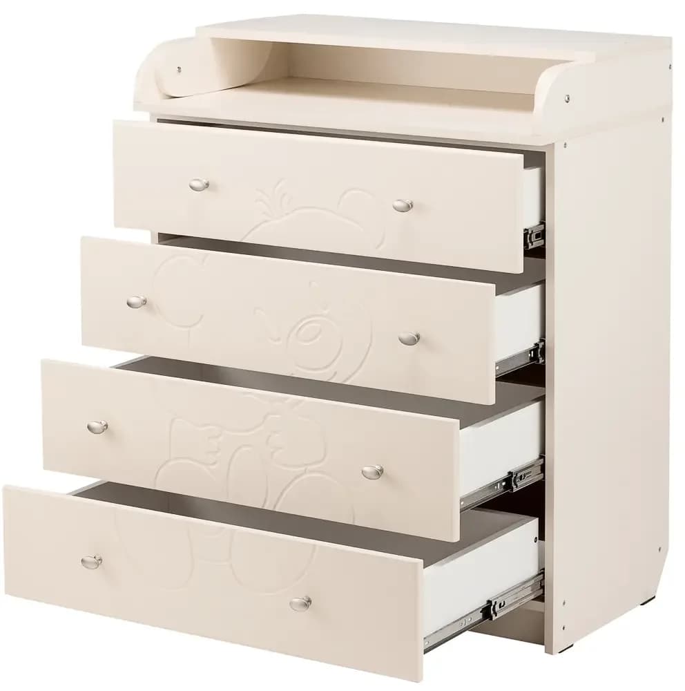 Комод-пеленатор Babyroom Медвежонок 102x80x50 625491 ваниль фото 2 Комод-пеленатор Babyroom Медвежонок 102x80x50 625491 ваниль фото 2
