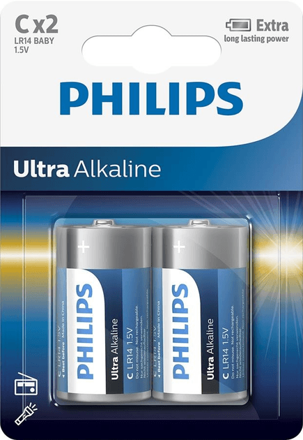 Батарейка Ultra Alkaline C Батарейка Ultra Alkaline C