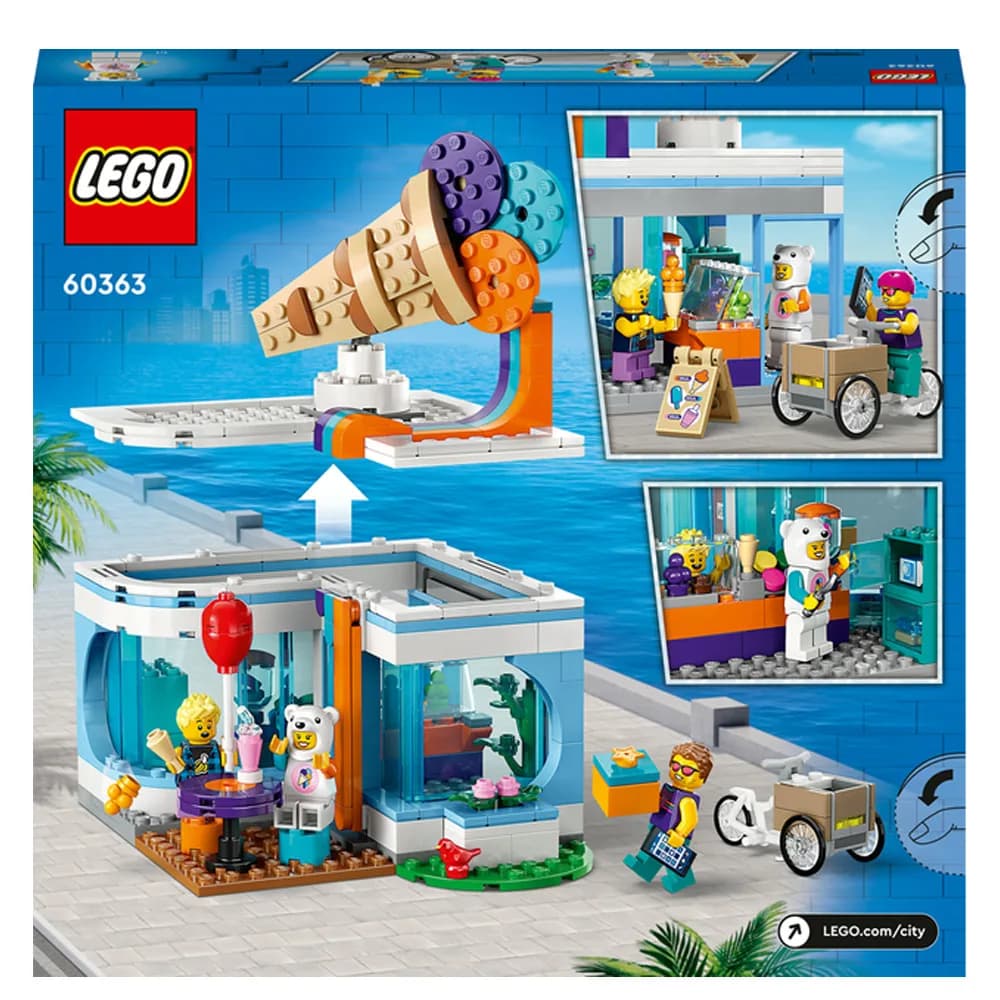 Конструктор LEGO City Магазин мороженого 296дет 60363 фото 10 Конструктор LEGO City Магазин мороженого 296дет 60363 фото 10
