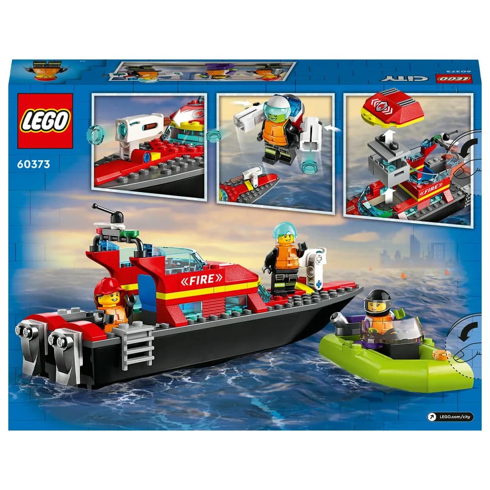 Конструктор LEGO City Лодка пожарной бригады 144дет 60373 фото 9 Конструктор LEGO City Лодка пожарной бригады 144дет 60373 фото 9