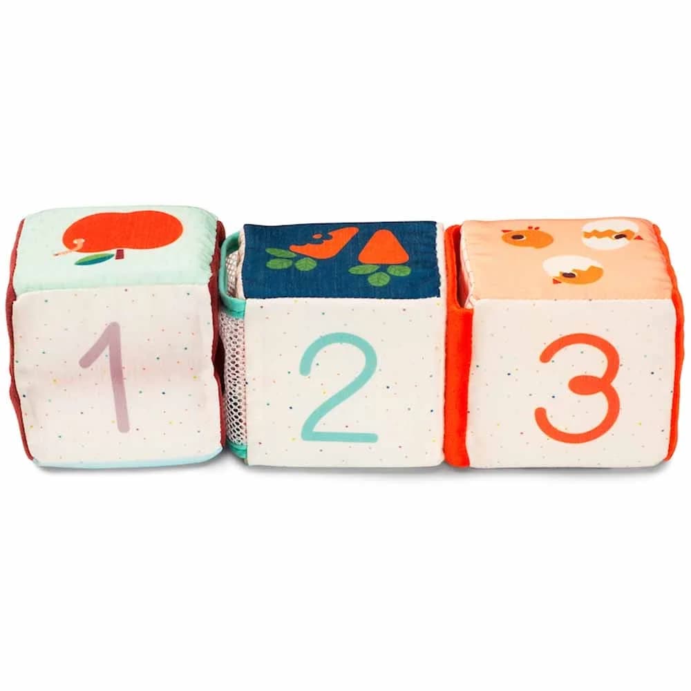 Набір м'яких кубиків Lilliputiens Ферма 83272 фото 6 Набір м'яких кубиків Lilliputiens Ферма 83272 фото 6