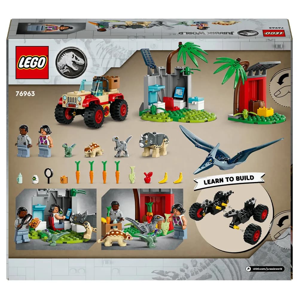 Конструктор Lego Jurassic World Центр порятунку малюків динозаврів 139дет 76963 фото 9 Конструктор Lego Jurassic World Центр порятунку малюків динозаврів 139дет 76963 фото 9