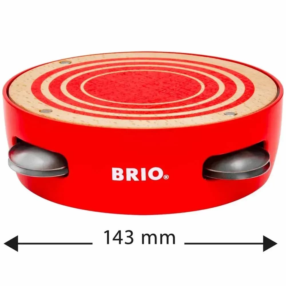 Музыкальный инструмент BRIO Тамбурин 30263 фото 6 Музыкальный инструмент BRIO Тамбурин 30263 фото 6