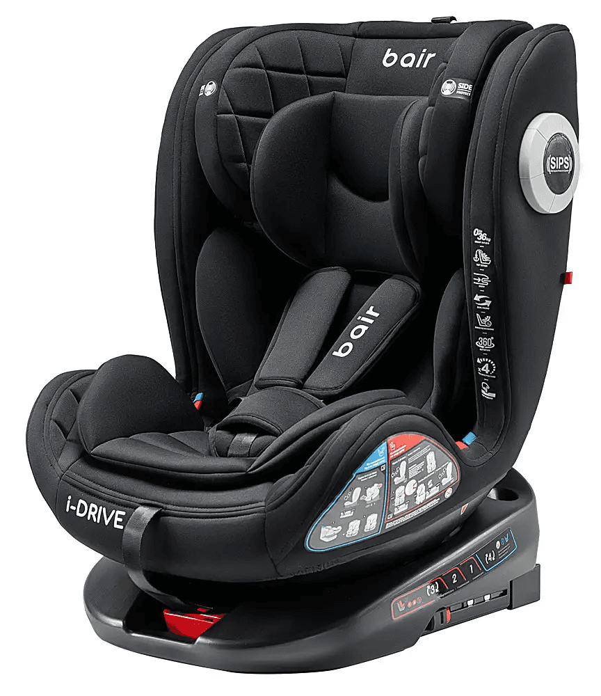 Автокрісло Bair i-Drive 360 Iso-fix total black TB-01 681548