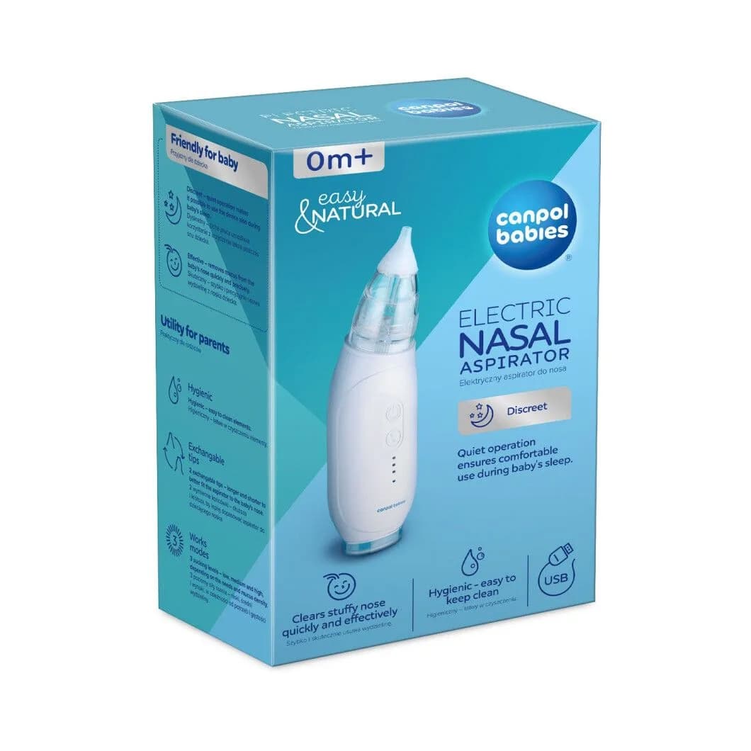 Аспіратор для носа електричний Canpol Easy Natural 9/319 фото 2 Аспіратор для носа електричний Canpol Easy Natural 9/319 фото 2