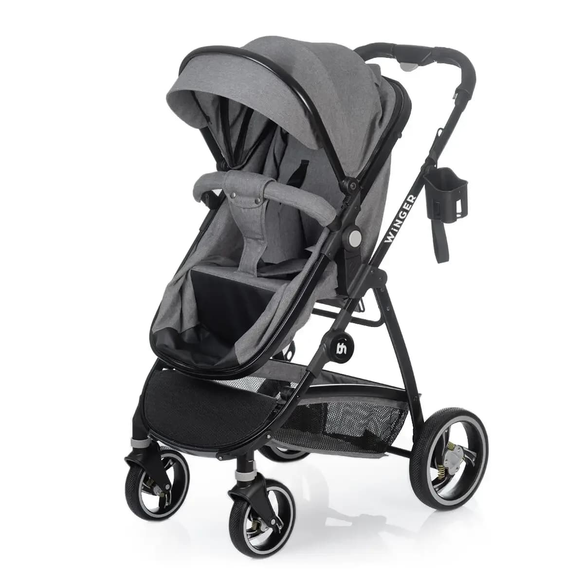 Коляска-трансформер BABYHIT Winger Grey 73555 фото 3 Коляска-трансформер BABYHIT Winger Grey 73555 фото 3