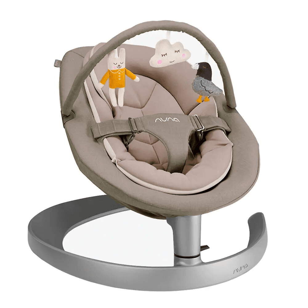 Шезлонг-гойдалка Nuna Leaf Grow Biscotti SE10306BISGL Шезлонг-гойдалка Nuna Leaf Grow Biscotti SE10306BISGL