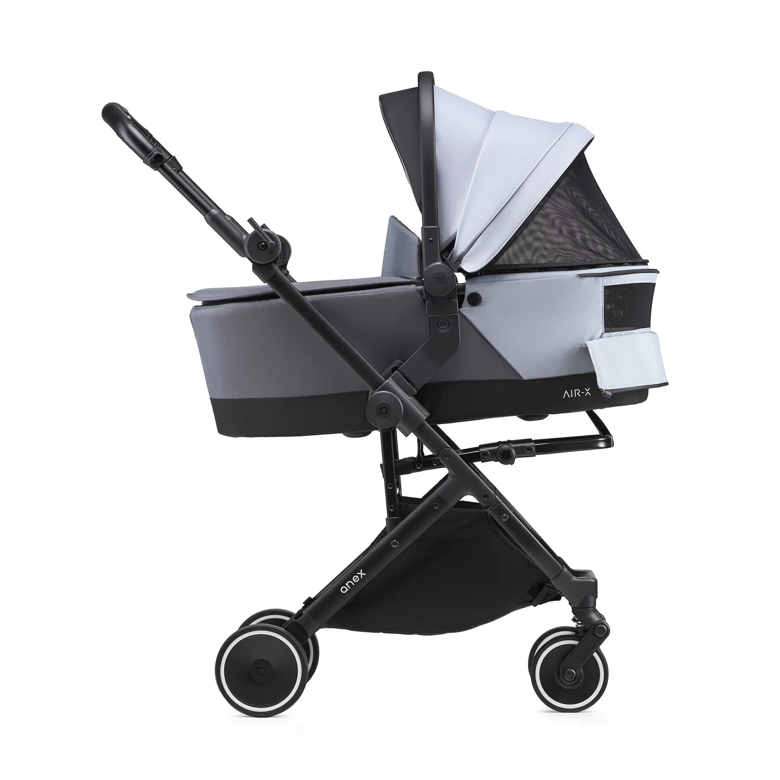 Коляска универсальная 2в1 ANEX Air-X Ax-C-02/1 gray фото 2 Коляска универсальная 2в1 ANEX Air-X Ax-C-02/1 gray фото 2