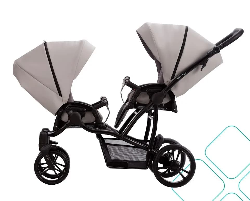 Коляска для двійні Bebetto 42 PRO 21 505.28.24.P21 фото 2 Коляска для двійні Bebetto 42 PRO 21 505.28.24.P21 фото 2