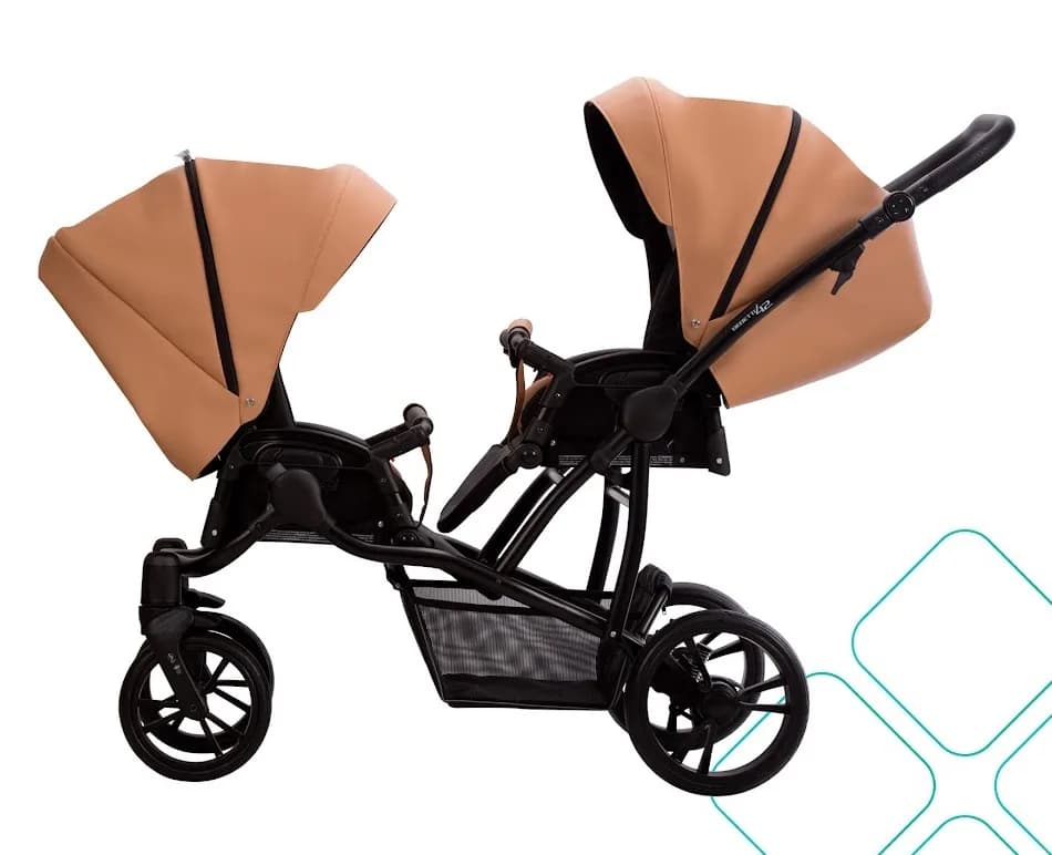 Коляска для двойни Bebetto 42 PRO 23 505.28.24.P23 фото 2 Коляска для двойни Bebetto 42 PRO 23 505.28.24.P23 фото 2