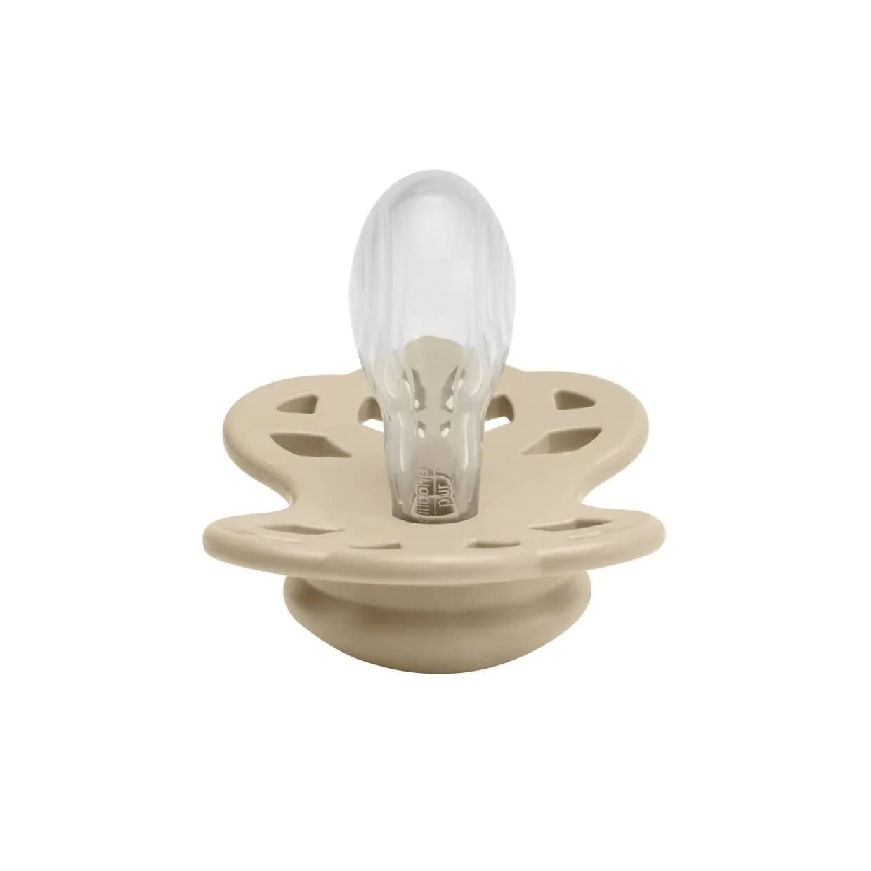 Пустушка силіконова BIBS Infinity Symmetrical Vanilla 0-6м 441245С фото 2