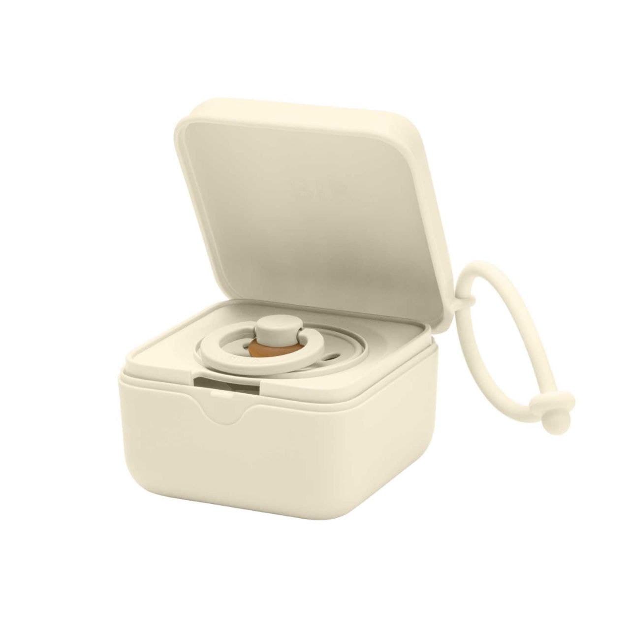 Контейнер для пустушок BIBS Pacifier Box Ivory 4200216