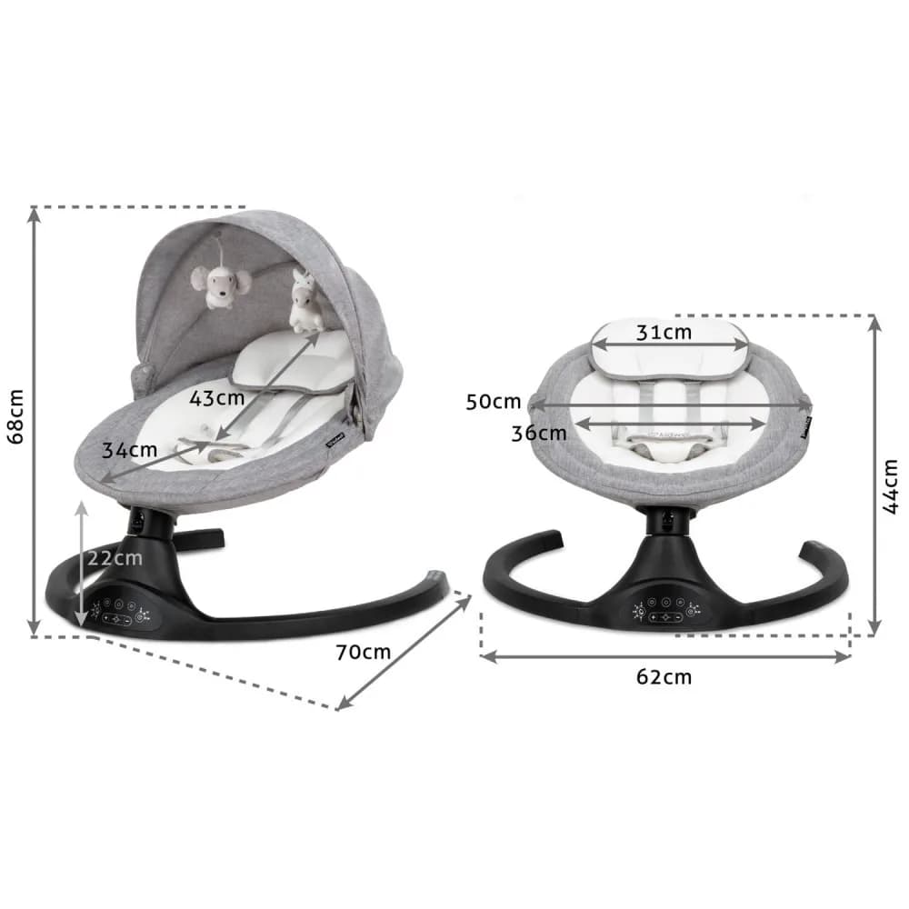 Гойдалка Kidwell Luxi dark melang KLDM фото 3 Гойдалка Kidwell Luxi dark melang KLDM фото 3