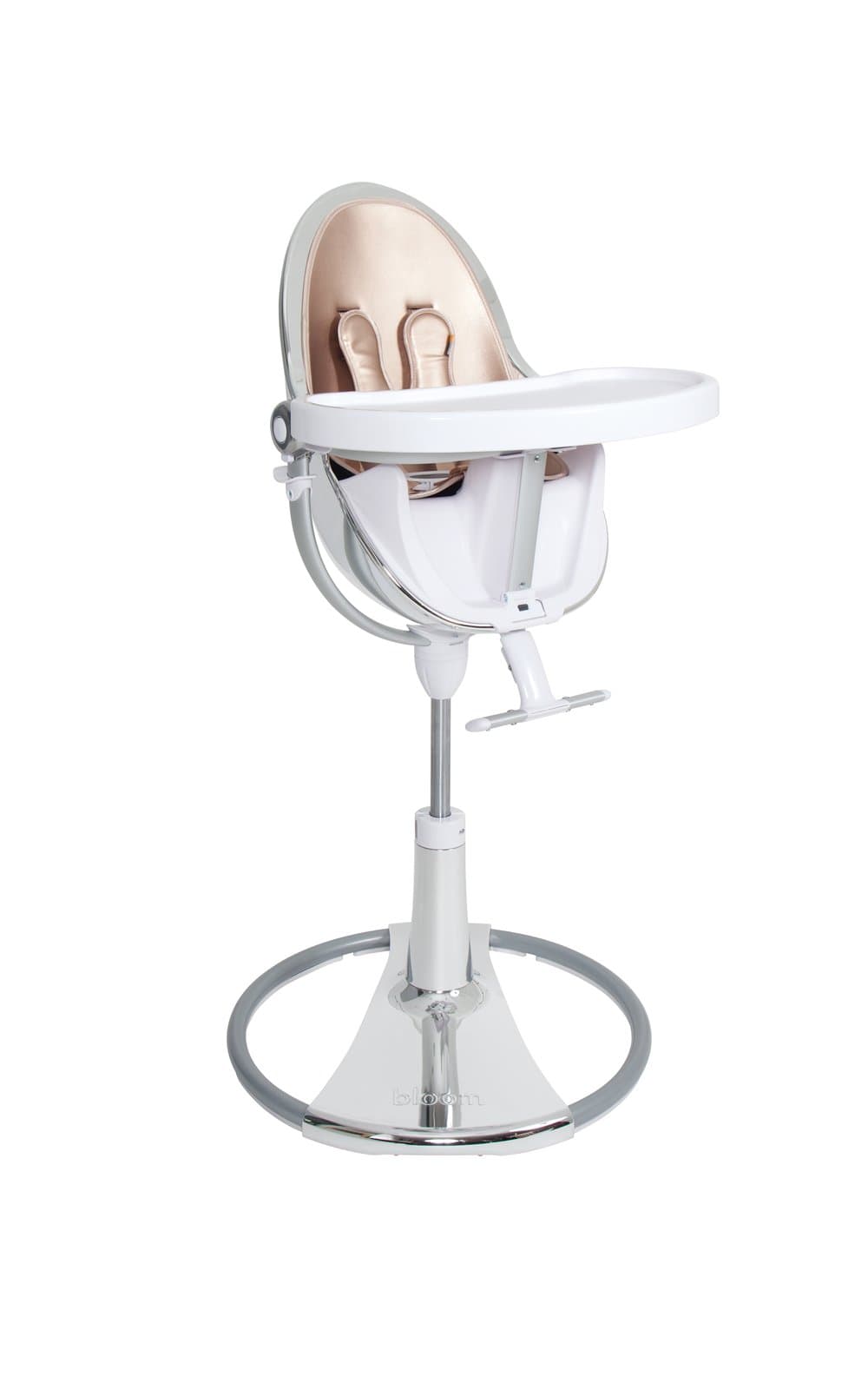 Стульчик для кормления Bloom Fresco Silver+rose gold E10535-S\E10516-RGL Стульчик для кормления Bloom Fresco Silver+rose gold E10535-S\E10516-RGL
