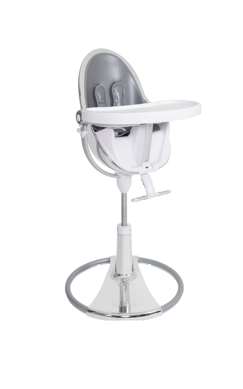 Стільчик для годування Bloom Fresco Silver+lunar silver E10535-S\E10516-LSL Стільчик для годування Bloom Fresco Silver+lunar silver E10535-S\E10516-LSL