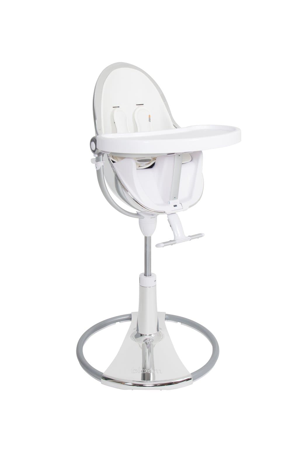 Стульчик для кормления Bloom Fresco Silver+coconut white E10535-S\E10516-CWL