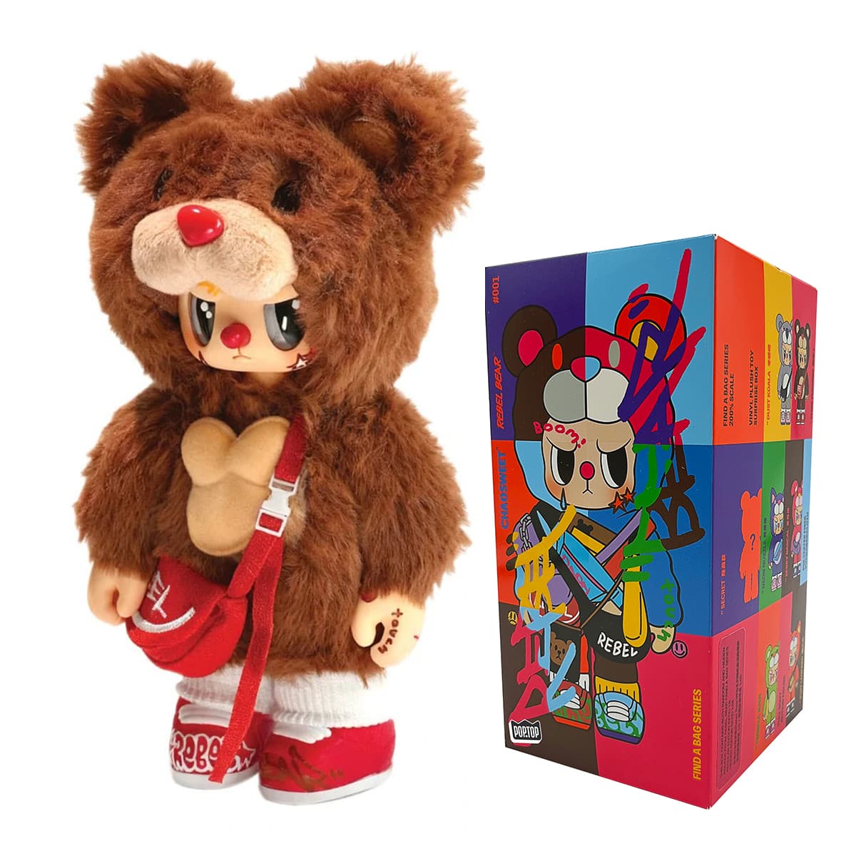 Іграшка м'яка Pop Top Rebel Bear Find A Bag Кул бой CSRB005 Іграшка м'яка Pop Top Rebel Bear Find A Bag Кул бой CSRB005