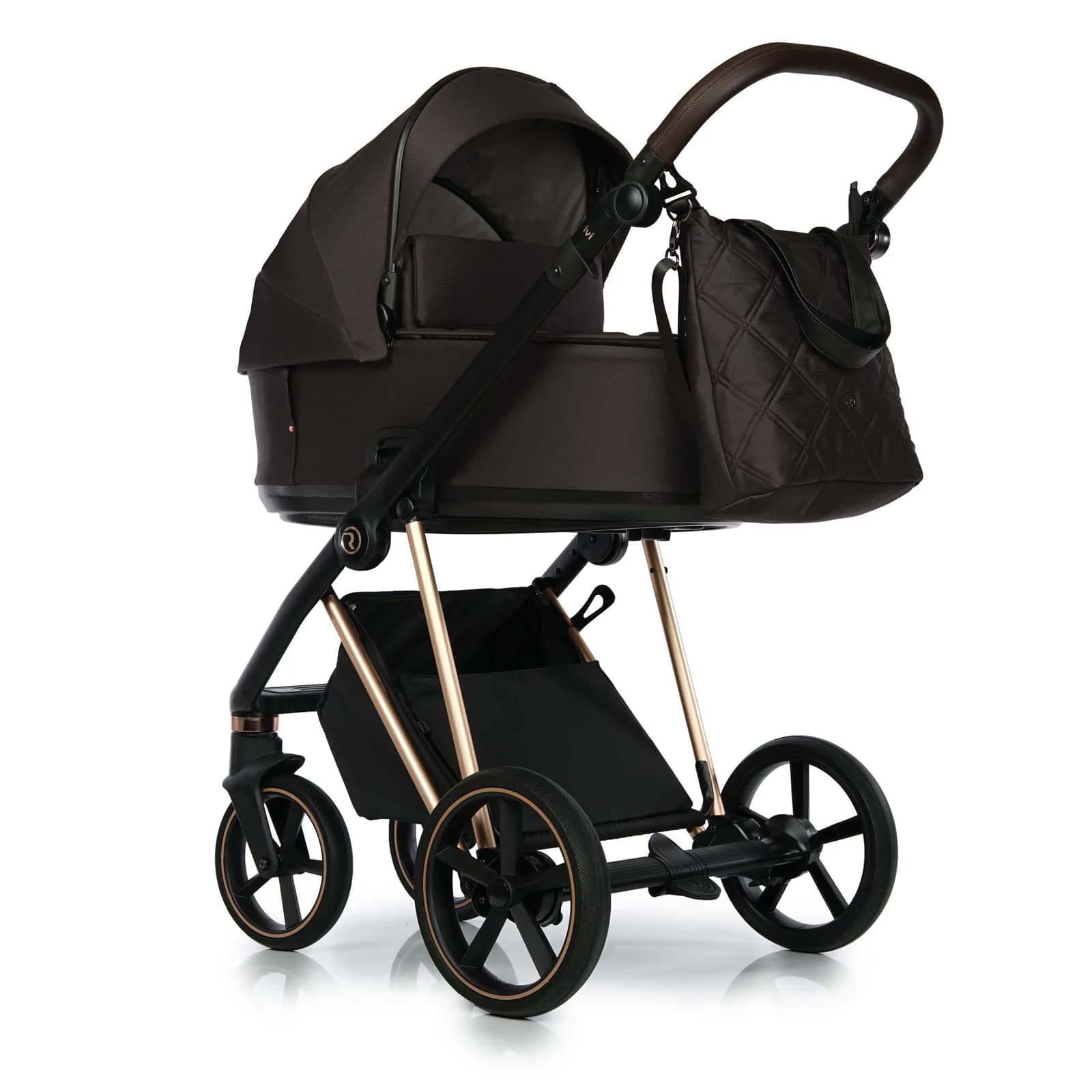 Коляска универсальная 2в1 Roan Ivi 2.0 R-I-CH Choco Rose Gold фото 2 Коляска универсальная 2в1 Roan Ivi 2.0 R-I-CH Choco Rose Gold фото 2