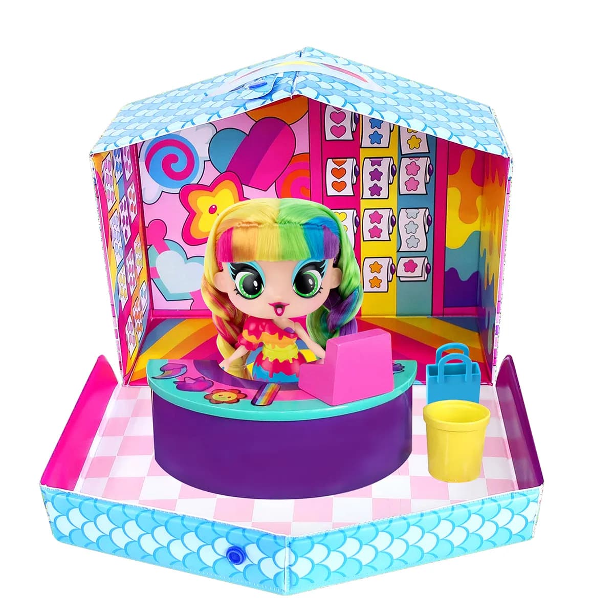 Лялька Decora Girlz Дизайнерський магазин наліпок D1009 фото 5 Лялька Decora Girlz Дизайнерський магазин наліпок D1009 фото 5