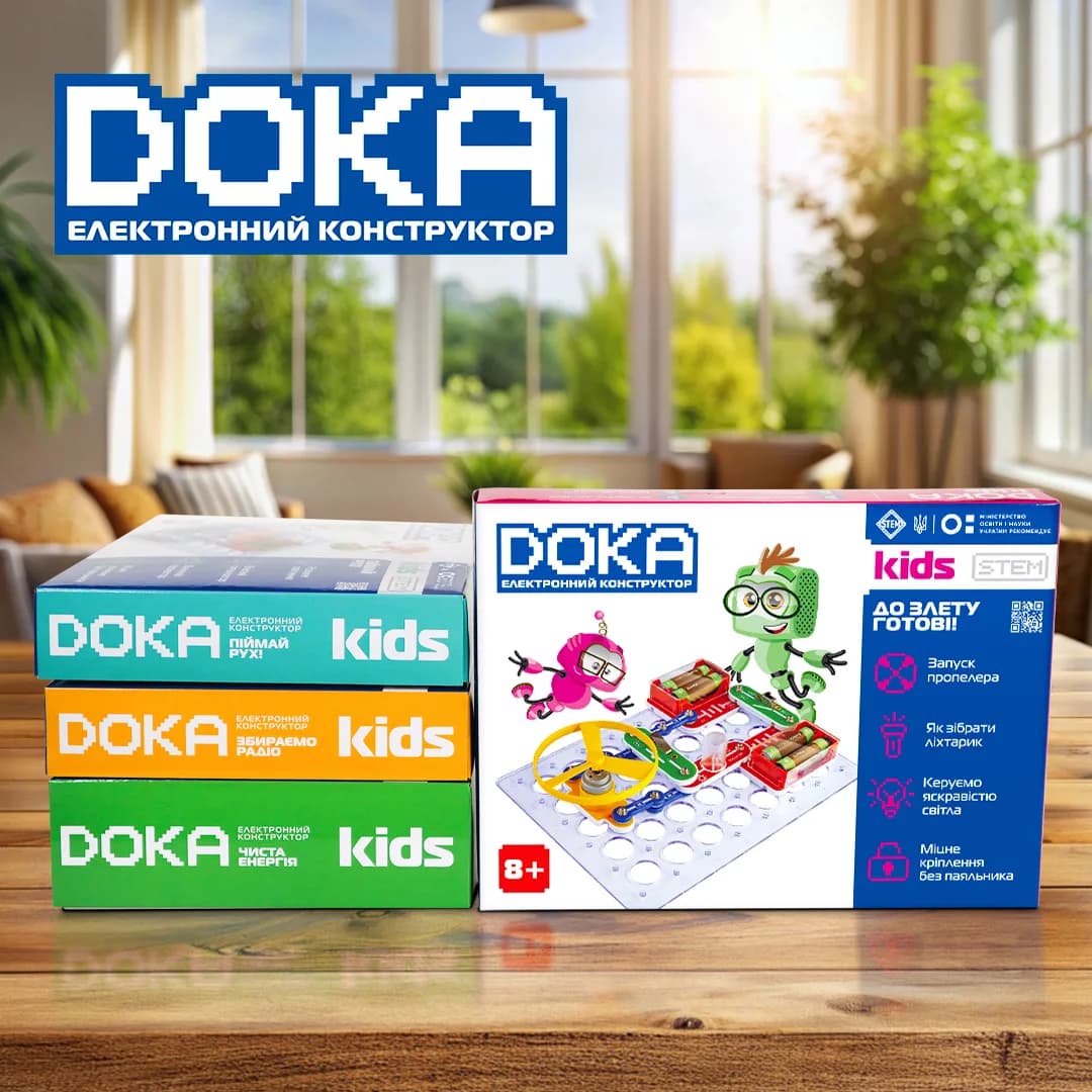 Конструктор електронний DOKA 14 схем D70702 фото 8