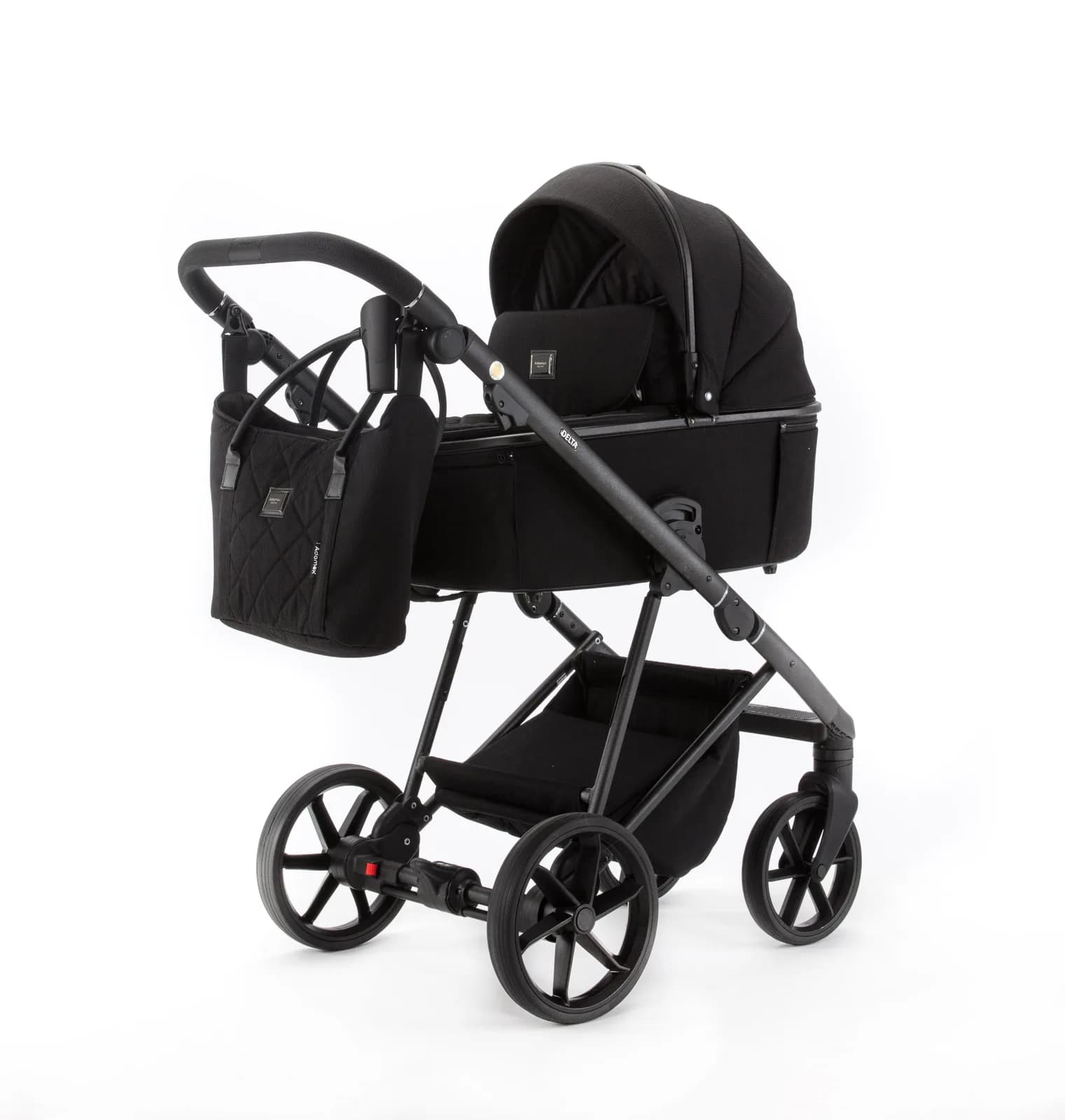 Коляска універсальна 2в1 Adamex Delta DN-11 carbon DN11111 фото 2