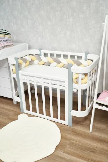 Бампер-косичка Twins 120 см 2020-K3-120-05 yellow фото 2 Бампер-косичка Twins 120 см 2020-K3-120-05 yellow фото 2