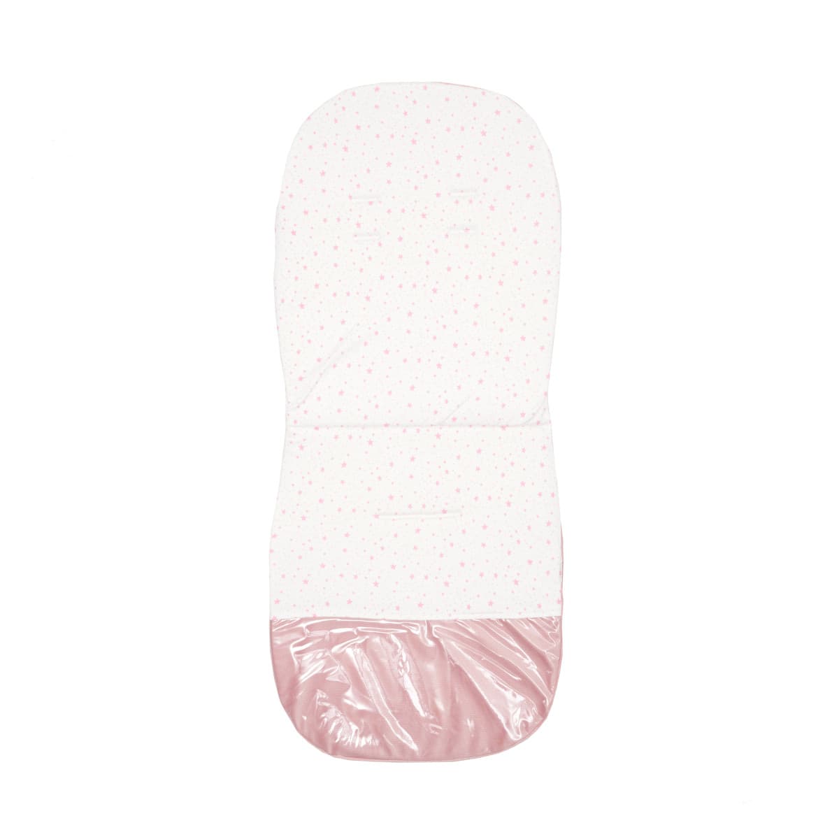 Вкладыш в коляску Twins Velvet 8910-BTVel-24 powder pink