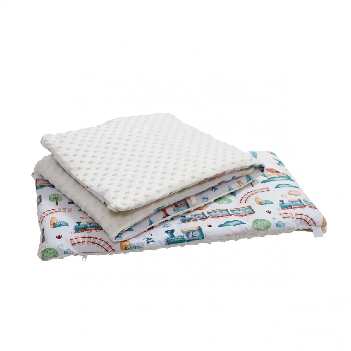 Бампер Twins Premium Minky 2030-TM-202Р ecru/print фото 2