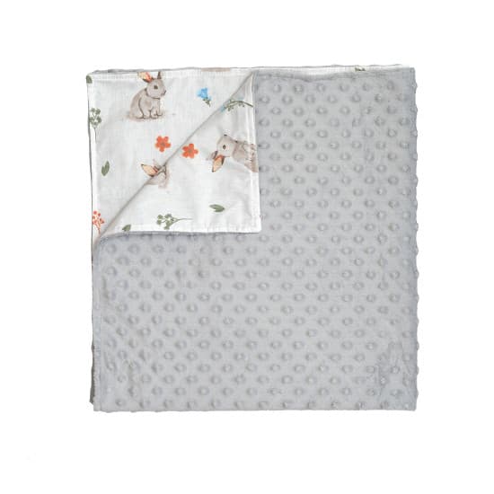 Плед Twins Minky Summer 75x80 1462-TNSum-10 grey