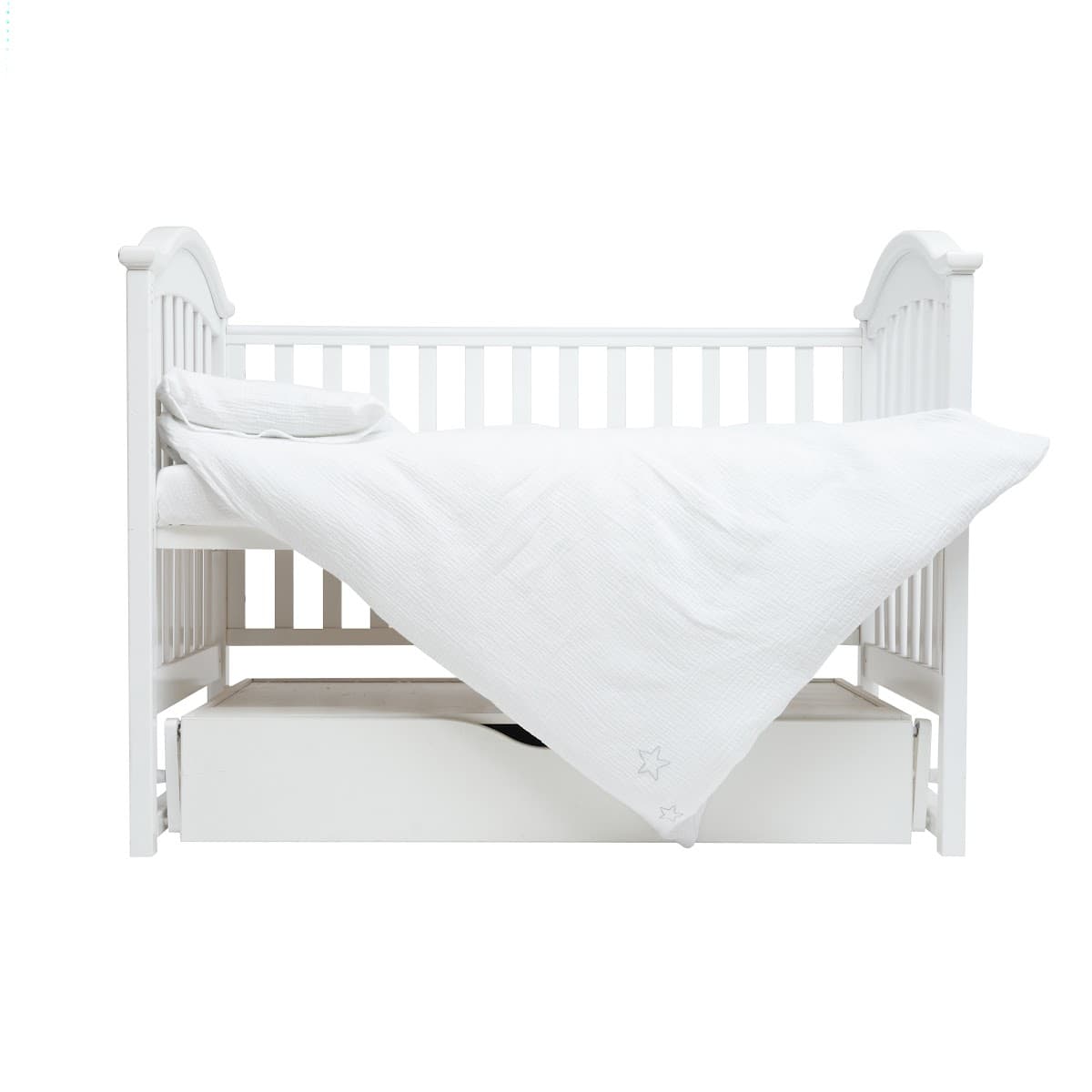 Сменный комплект Twins Muslin 3ед 3031-TM-01 white