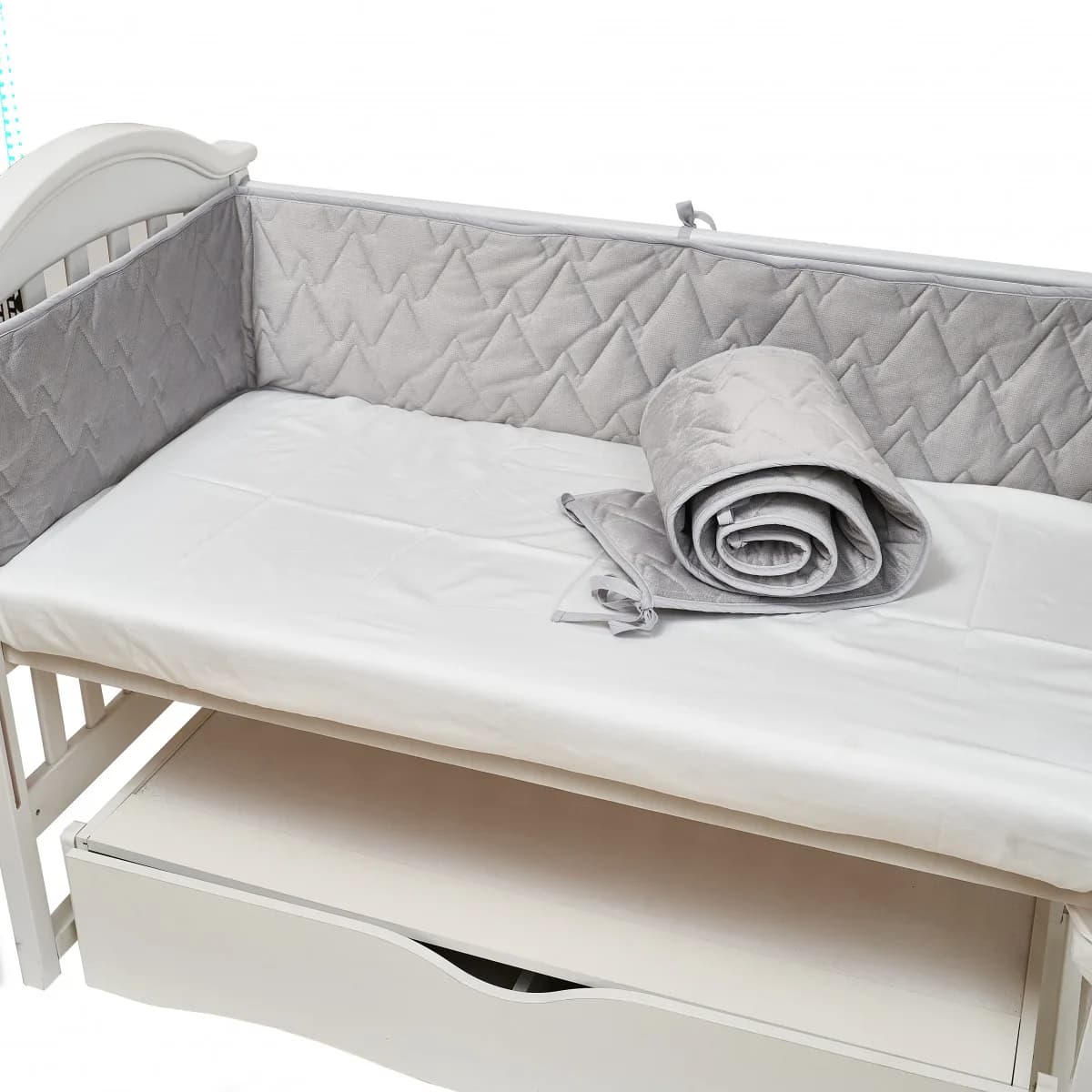 Бампер Twins Premium 200 Velvet grey 2028-P200V-10 фото 3 Бампер Twins Premium 200 Velvet grey 2028-P200V-10 фото 3