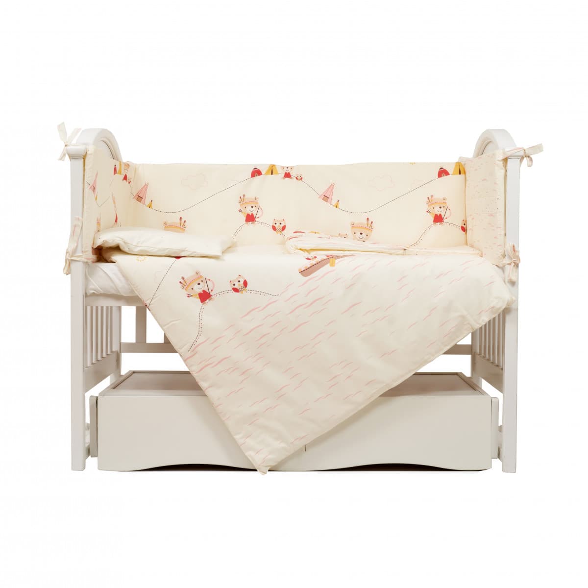 Постельный комплект Twins Eco Line Indian summer red 6ед 4090-E-013