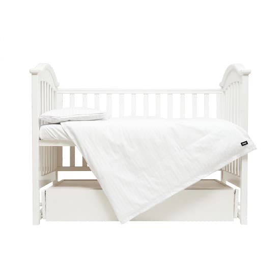 Змінний комплект Twins Striped Satin 3055-TSS-01 3од White