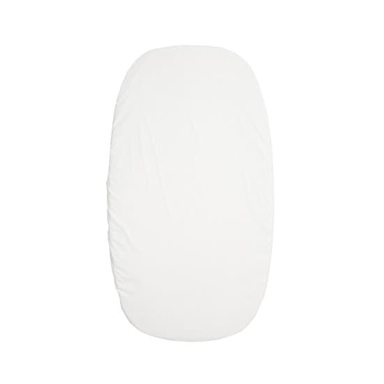 Простынь на резинке Twins 90x50 Organic бязь премиум 6010-TO95-01 white