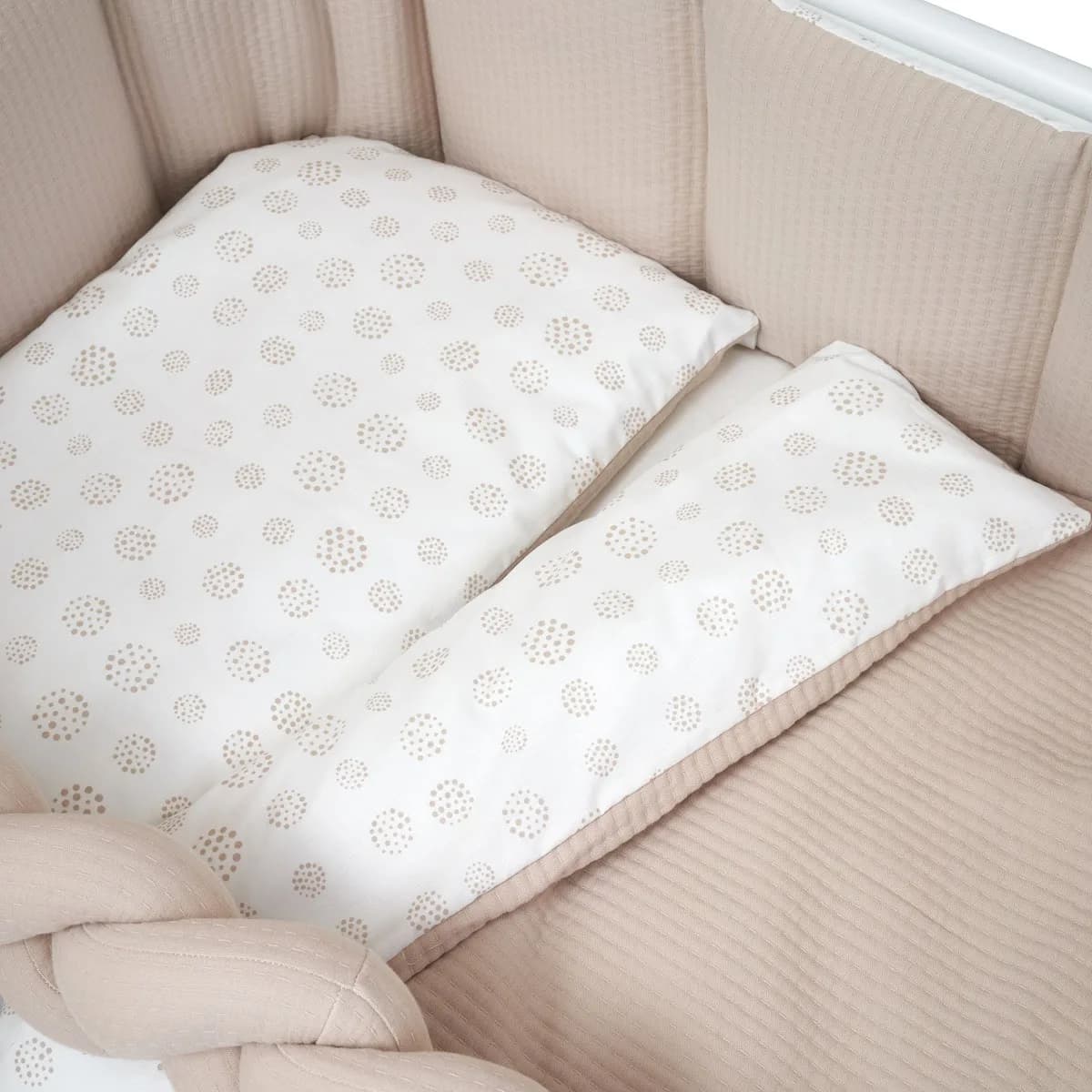 Постельный комплект Twins Cotton 7ел 4077-TC-02 beige фото 2 Постельный комплект Twins Cotton 7ел 4077-TC-02 beige фото 2