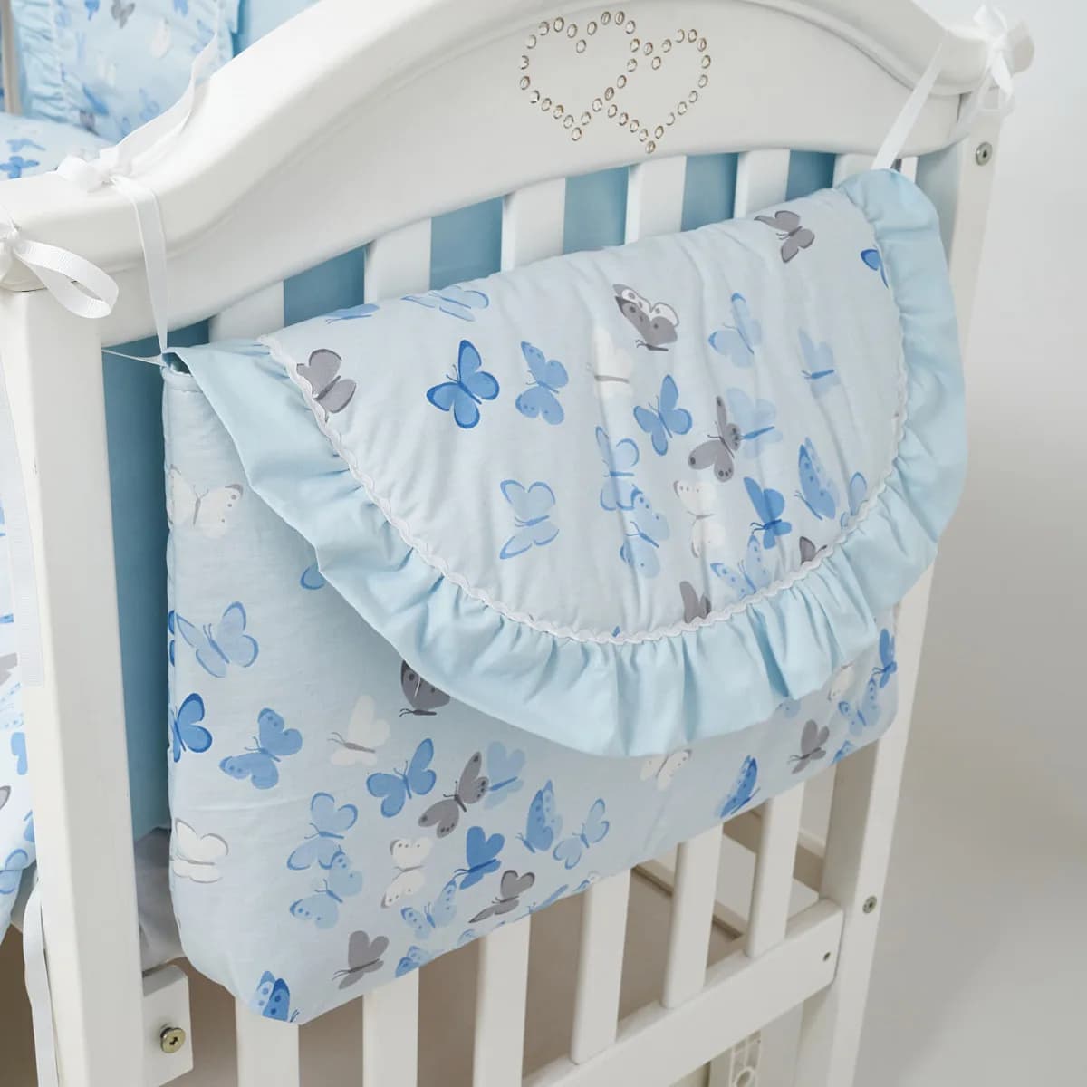 Постельный комплект Twins Romantic Spring collection Butterfly blue 7ед 4027-TRS-04 фото 3 Постельный комплект Twins Romantic Spring collection Butterfly blue 7ед 4027-TRS-04 фото 3