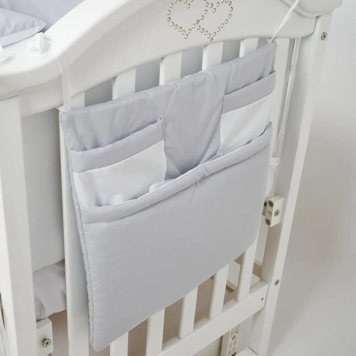 Постільний комплект Twins Dolce Loving bear white/grey 7од 4075-DLB-10 фото 2 Постільний комплект Twins Dolce Loving bear white/grey 7од 4075-DLB-10 фото 2